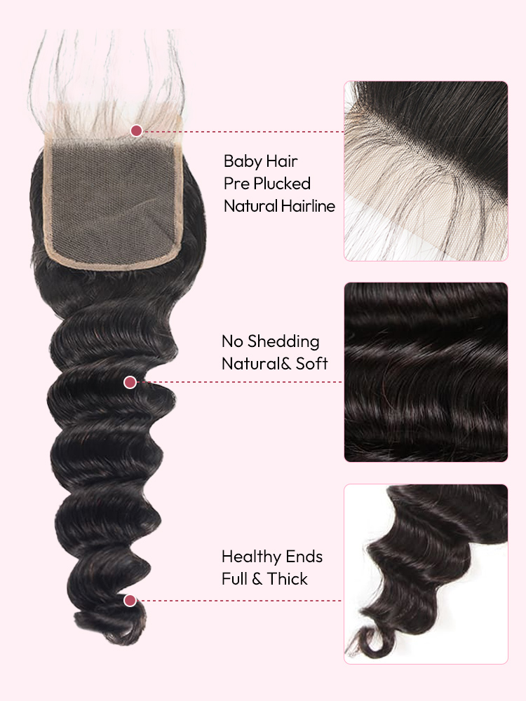 Loose Deep Wave Lace Closure