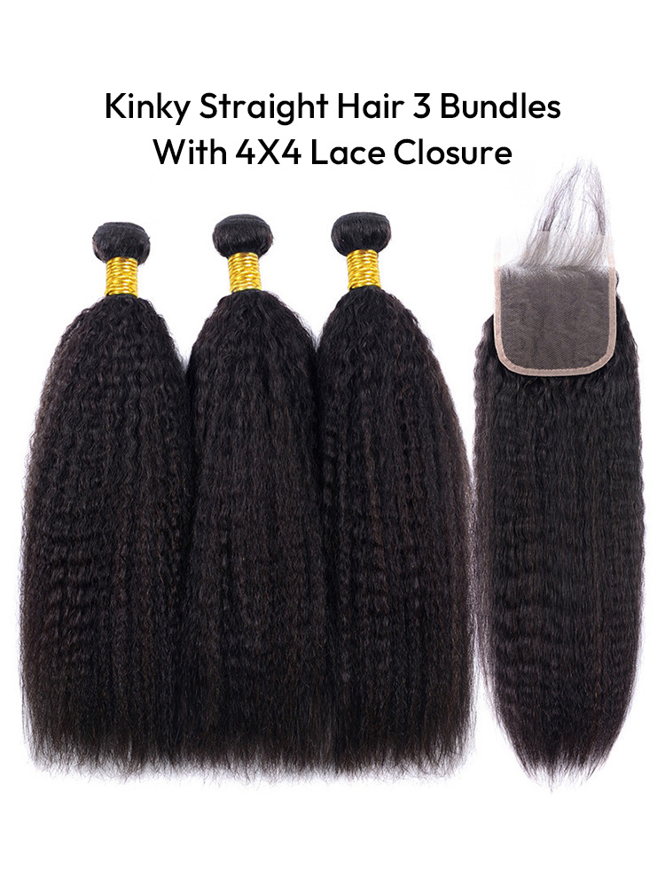 Kinky Straight Hair Bundles