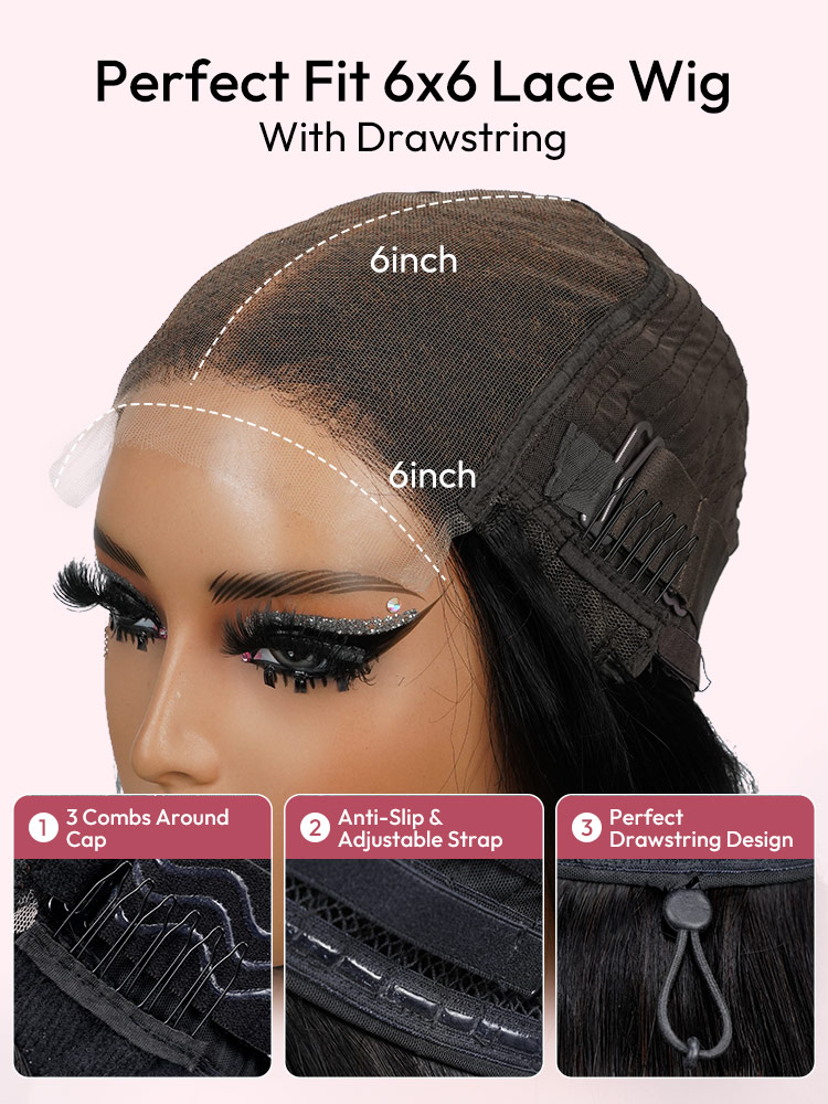 6*6 Lace Front Wigs