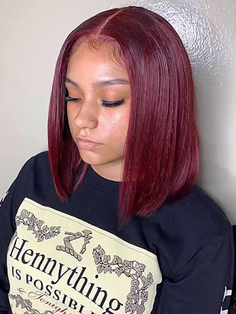 #99J Silky Straight Bob Wig