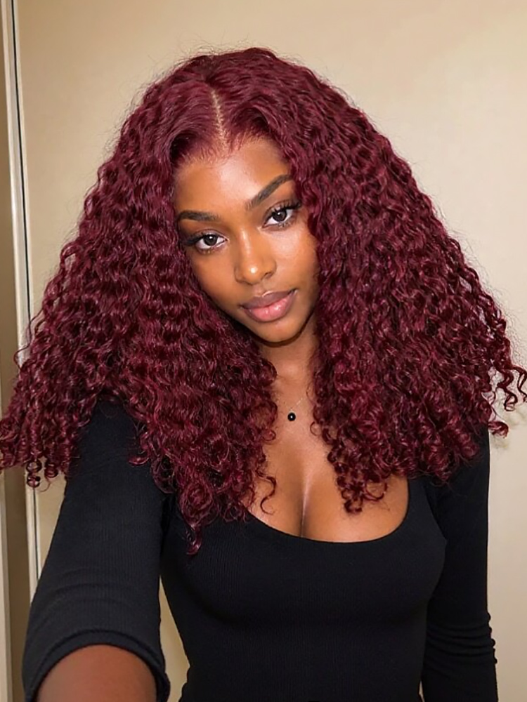 99J Burmese Curly Wig With Spiral Ends