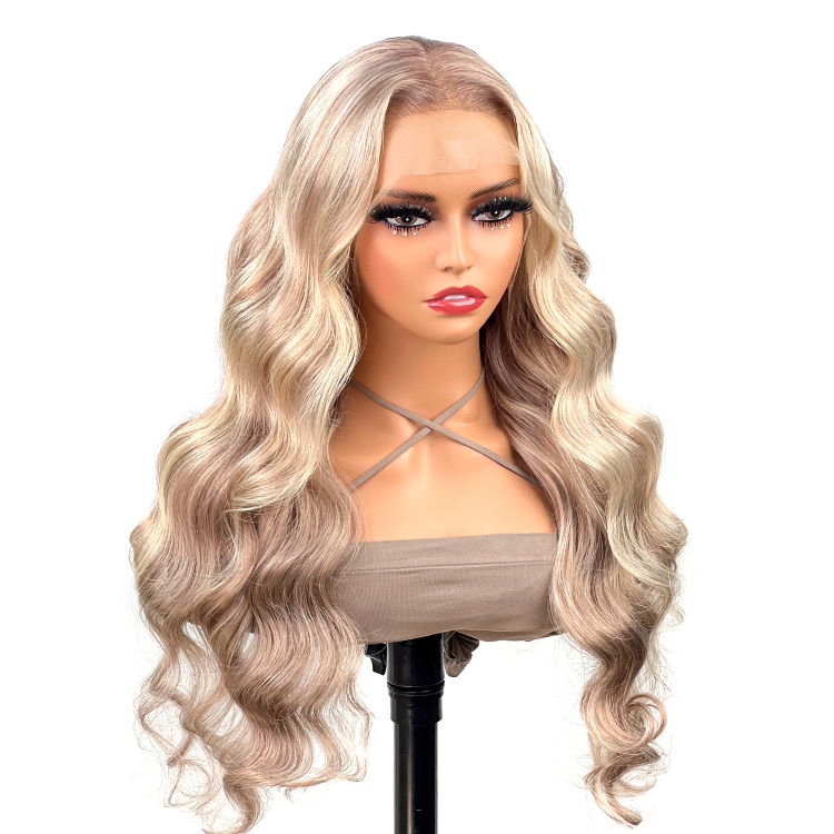 Platinum Blonde Highlight Wig