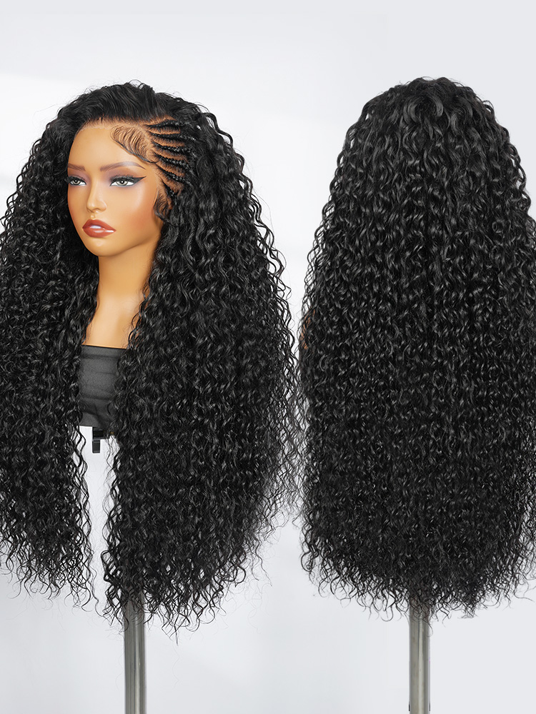 100% Human Hair Pre-Braided With Natural Wave