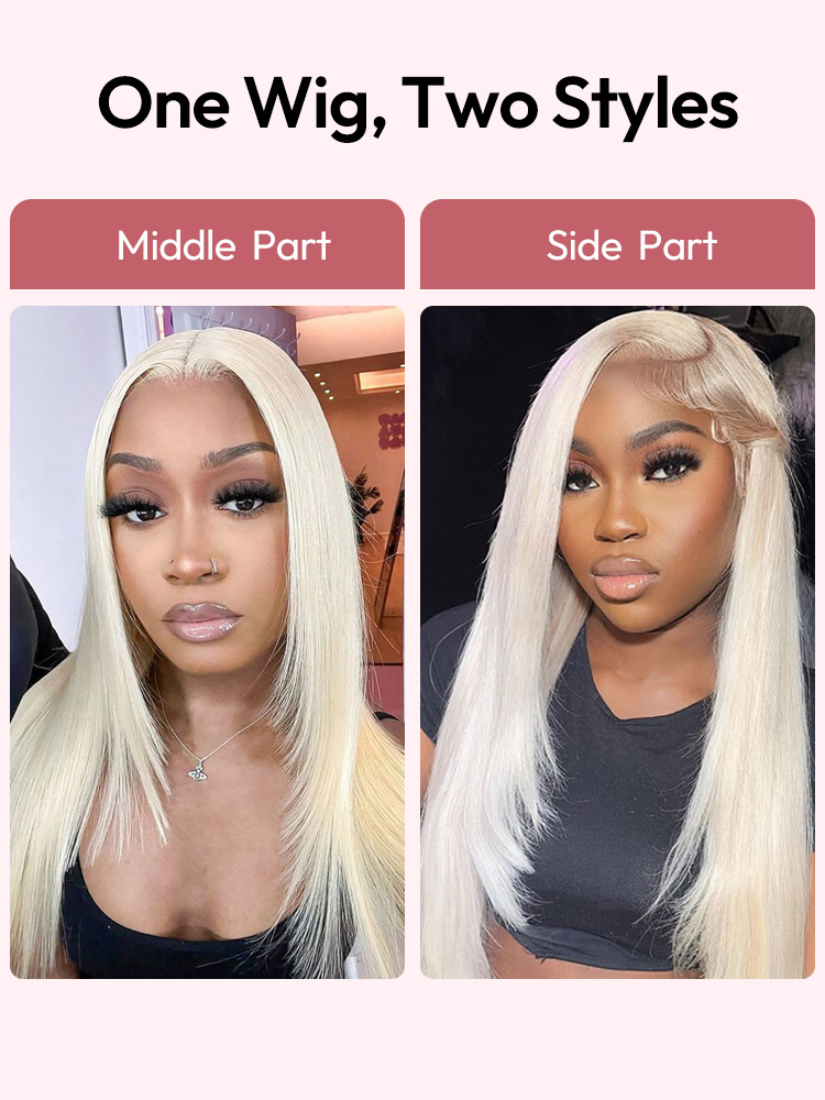 Blonde Layered Hair Wig With Straight