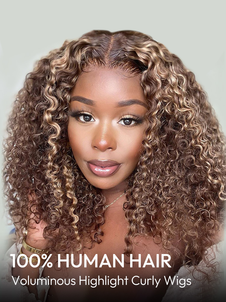Highlight Curly Wigs