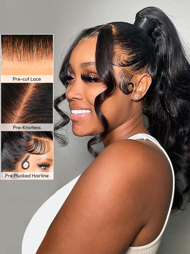 Glueless Invisi Drawstring Wig