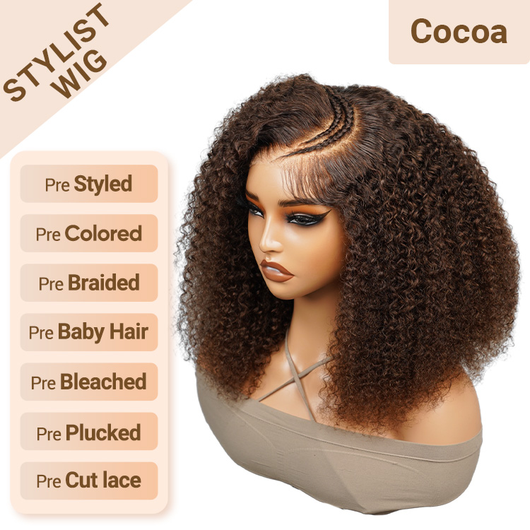 Cocoa - 2024 New 7in1 Ready To Go Wigs Upgrade Hairstylist Collection Glueless 5*5 LY Transparent Lace Wigs