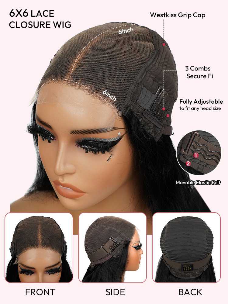 6*6 Lace Front Wigs