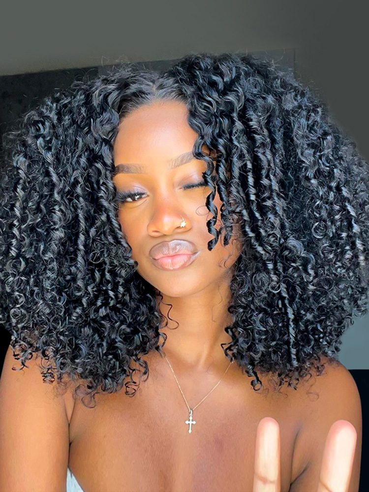 Curly Glueless Wig Curly Glueless Wig