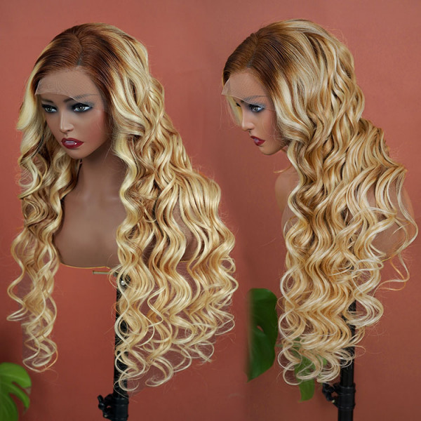 Ombre Human Hair Wig