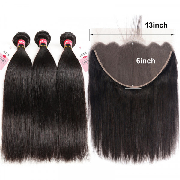 Bundles With 13*6 Lace Frontal