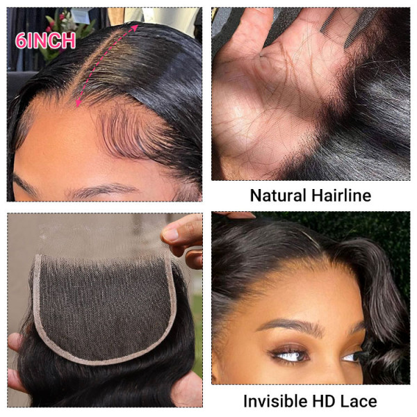 6*6 HD Lace Closures
