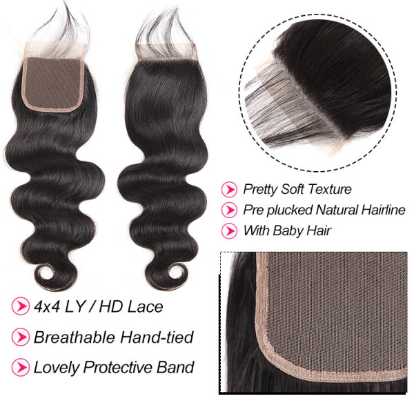 Body Wave Hair Lace Closure