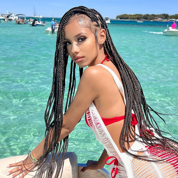  Braided Hair Wigs Lace Front Knotless Box Braided Wig -West Kiss Hair