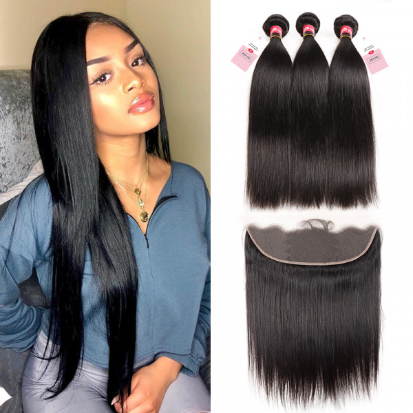 Hair Bundles With Frontal