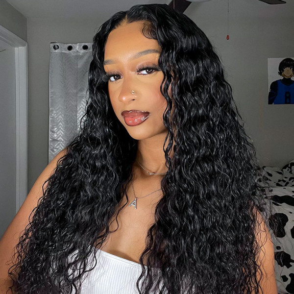 Water Wave Lace Closure Wig