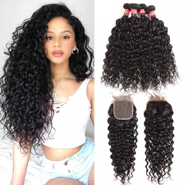 Natural Wave Hair 4 Bundles