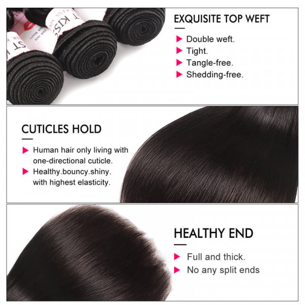 Straight Hair Weave And Closures