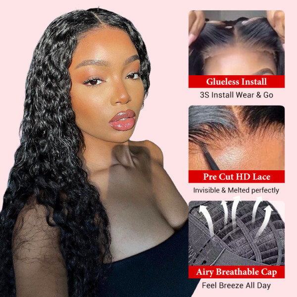 Glueless Lace Wig Human Hair