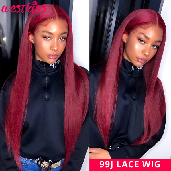 straight colored wigs
