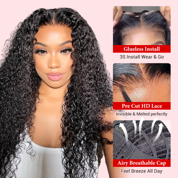 Glueless Lace Wigs Human Hair