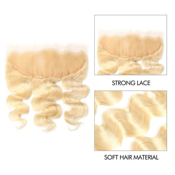 613 Body Wave 3 Bundles With 13x4 Lace Frontal -West Kiss Hair