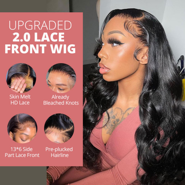 Side Part Body Wave Wig