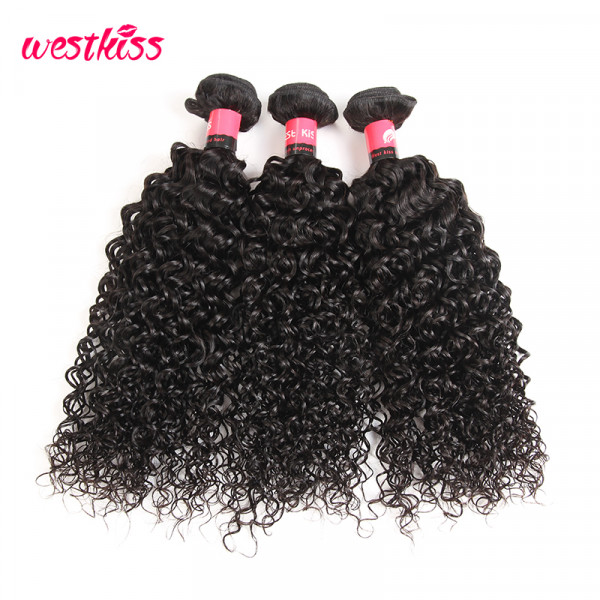 Malaysian Kinky Curly Human Hair 3 Bundles