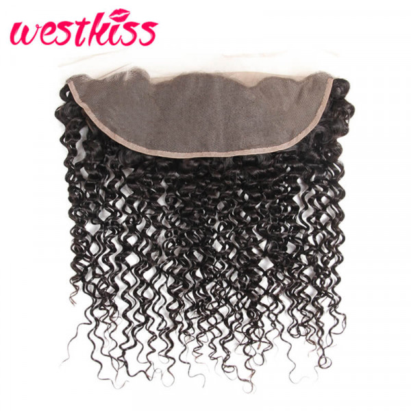 Malaysian Curly Hair 13 4 Full Lace Frontal Closures Curly Weave
