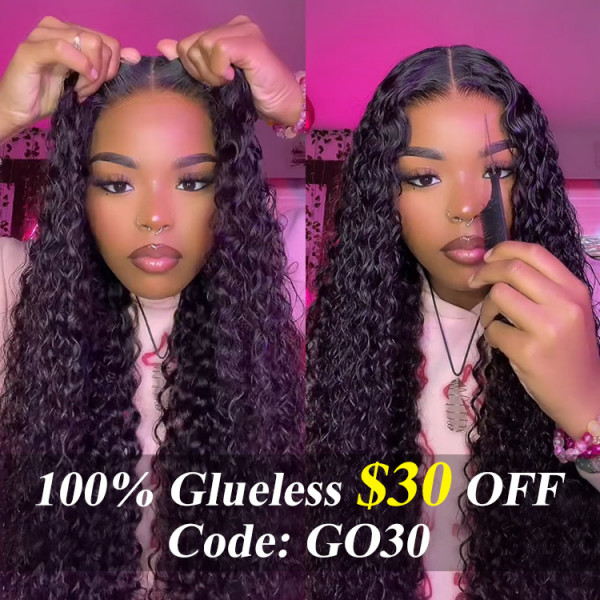 Glueless Wear and Go Wigs Undetectable Curly Lace Wigs West Kiss Hair