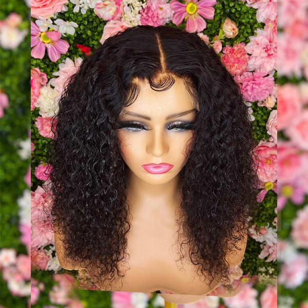 Black Jerry Curly Lace Wigs