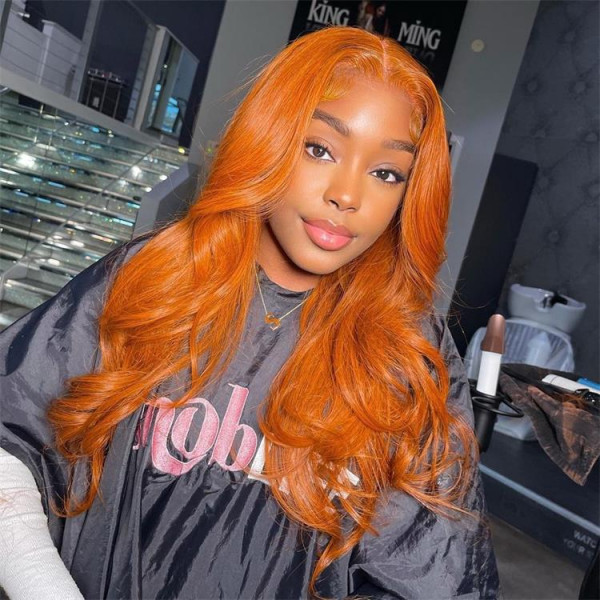 Ginger Lace Front Human Hair