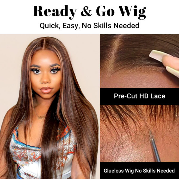 Glueless Ready And Go Wigs