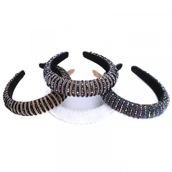 Crystal Beads Headband 