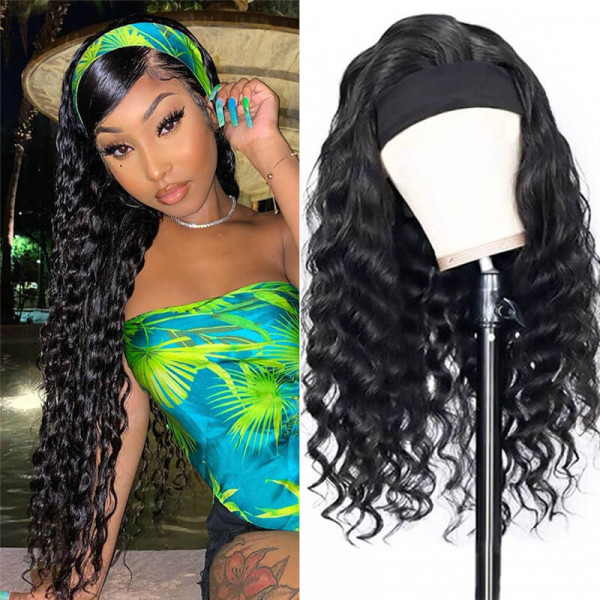 Loose Deep Wave Headband Wigs