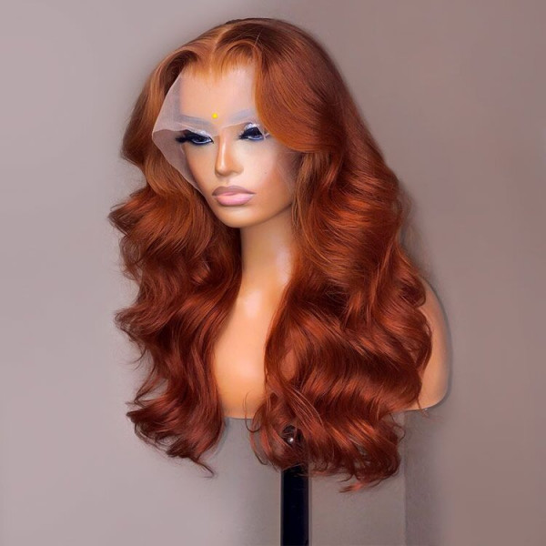 Body Wave Burnt Orange Lace Wig