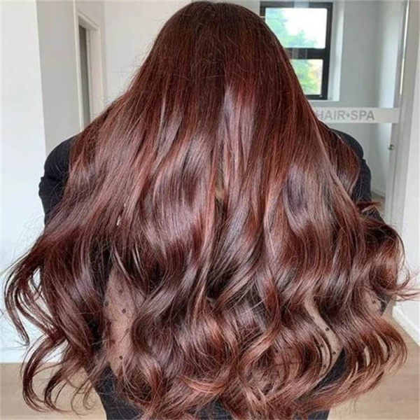 Reddish Brown Human Hair Wigs