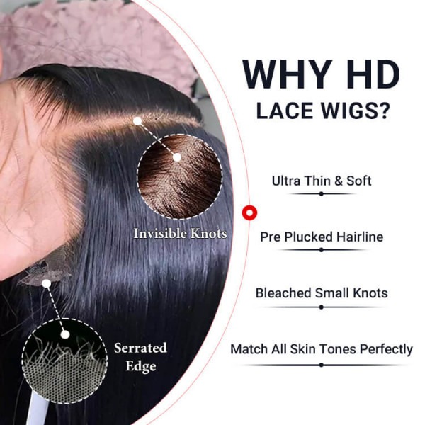 Dynamic Hd Lace Human Hair Wigs Moment Nature