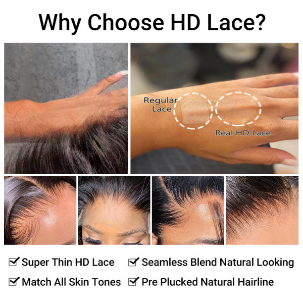 HD Transparent Lace Frontals