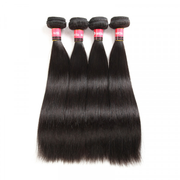 Straight Hair 4 Bundles Malibu Dollface Recommands -West Kiss Hair