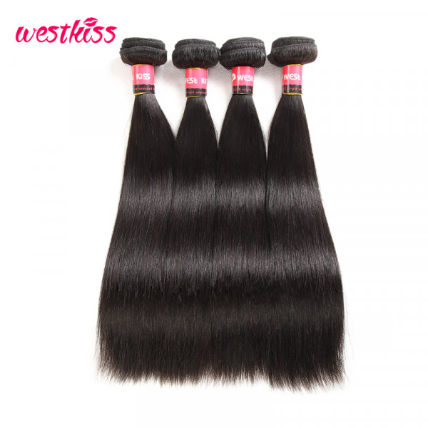 Brazilian Virgin Hair Straight 4 Bundles