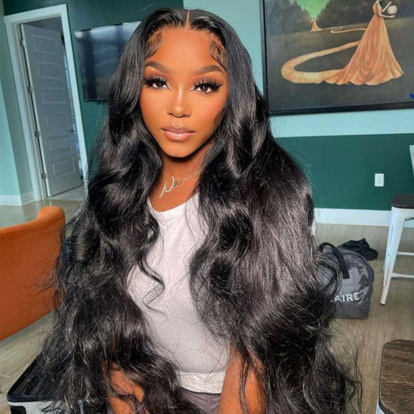 Body Wave 5x5 Lace Closure Wigs Affordable Wigs For African American Women 