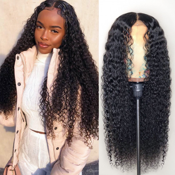 High Quality Jerry Curly Lace Front Wigs Curly Hair Wigs 180% Density Curly Human Hair Wigs
