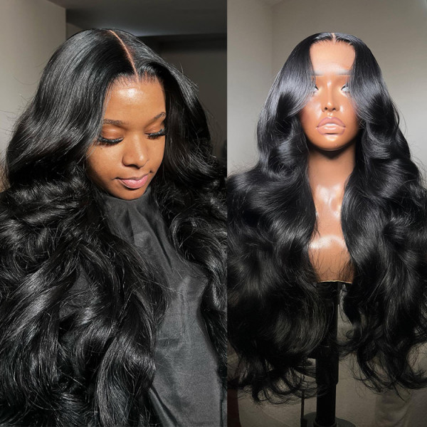 250% Density 13*6 Body Wave Lace Front Wigs With Baby Hair Realistic Lace Front Wigs For Black Women