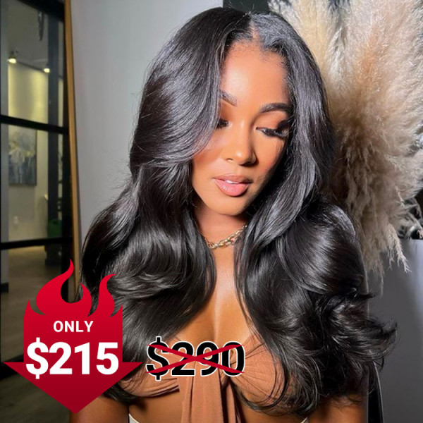 20 Inch Glueless Body Wave Lace Front Wig human hair