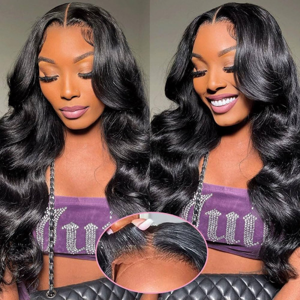 Glueless Ready And Go Wigs - Body Wave HD Undetectable Lace Closure Wigs