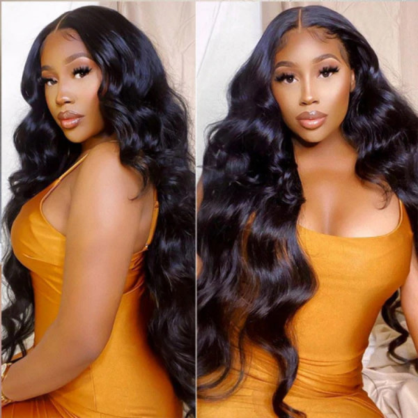Body Wave 5x5 Lace Closure Wigs Affordable Wigs For African American Women 