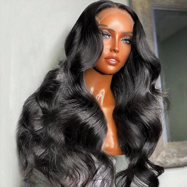 Body Wave 6*6 Closure Wigs Brazilian Lace Front Wigs 180% Density Glueless Lace Wigs  