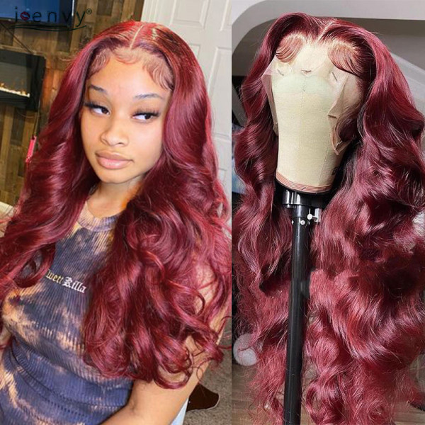 99J Wigs Straight Hair 5*5 / 4*4 Closure Wigs Pre Colored Lace Wigs