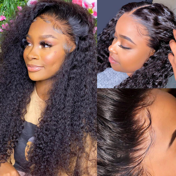 13x6 HD Lace Frontal Wig Curly Wig HD Swiss 13*4 Human Hair Lace Front Wigs